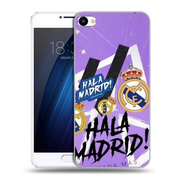 Пластиковый чехол на Meizu U20 с принтом Real Madrid Реал Мадрид