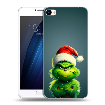 Пластиковый чехол на Meizu U20 с принтом Новый год