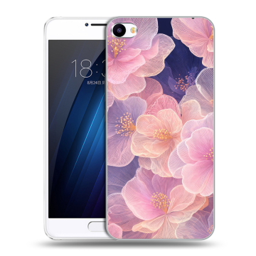 Пластиковый чехол на Meizu U20 с принтом женский