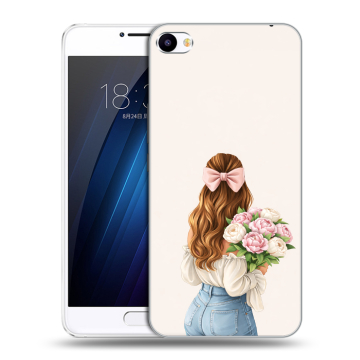 Пластиковый чехол на Meizu U20 с принтом женский