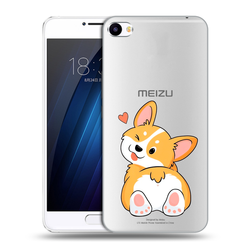 Пластиковый чехол на Meizu U20 с принтом Корги Пластиковый чехол на Meizu U20 с принтом Корги