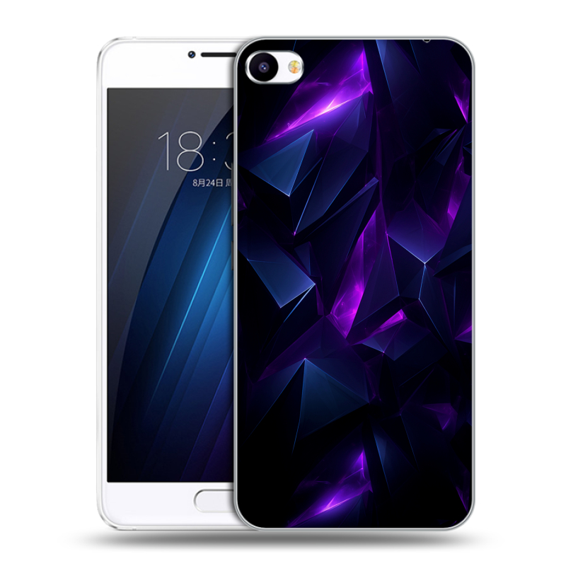 Пластиковый чехол на Meizu U20 с принтом Абстракиция Пластиковый чехол на Meizu U20 с принтом Абстракиция