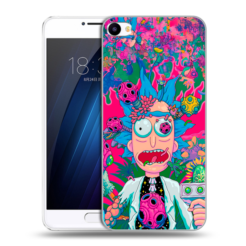 Пластиковый чехол на Meizu U20 с принтом Рик и Морти Rick Morty Пластиковый чехол на Meizu U20 с принтом Рик и Морти Rick Morty