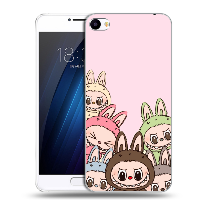 Пластиковый чехол на Meizu U20 с принтом Лабубу Пластиковый чехол на Meizu U20 с принтом Лабубу