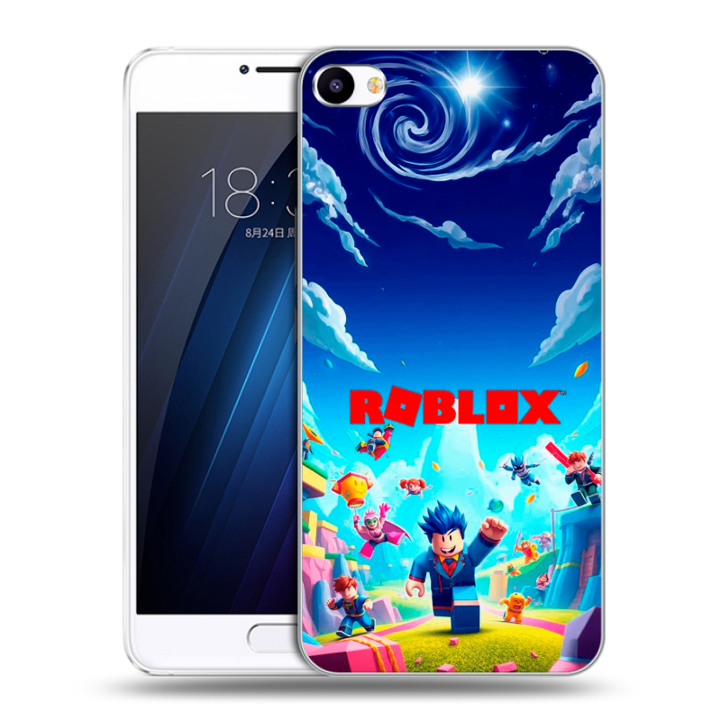 Пластиковый чехол на Meizu U20 с принтом Roblox Роблокс Пластиковый чехол на Meizu U20 с принтом Roblox Роблокс