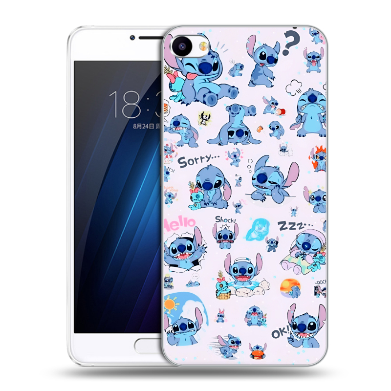 Пластиковый чехол на Meizu U20 с принтом Лило и Стич Пластиковый чехол на Meizu U20 с принтом Лило и Стич