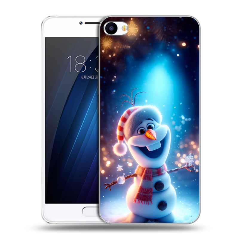 Пластиковый чехол на Meizu U20 с принтом Новый год Пластиковый чехол на Meizu U20 с принтом Новый год