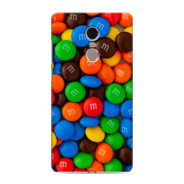 Силиконовый противоударный чехол на Xiaomi RedMi Note 4 с принтом Конфеты Силиконовый противоударный чехол на Xiaomi RedMi Note 4 с принтом Конфеты