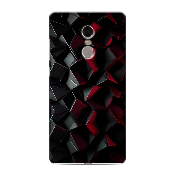 Силиконовый противоударный чехол на Xiaomi RedMi Note 4 с принтом Абстракция Силиконовый противоударный чехол на Xiaomi RedMi Note 4 с принтом Абстракция