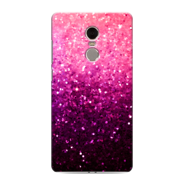 Силиконовый противоударный чехол на Xiaomi RedMi Note 4 с принтом Блестки Силиконовый противоударный чехол на Xiaomi RedMi Note 4 с принтом Блестки