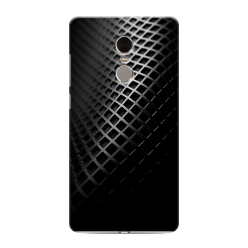 Силиконовый противоударный чехол на Xiaomi RedMi Note 4 с принтом Текстура металла Силиконовый противоударный чехол на Xiaomi RedMi Note 4 с принтом Текстура металла