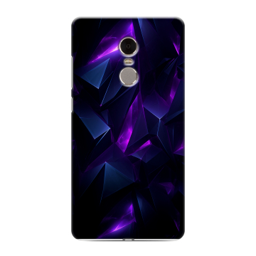 Силиконовый противоударный чехол на Xiaomi RedMi Note 4 с принтом Абстракиция Силиконовый противоударный чехол на Xiaomi RedMi Note 4 с принтом Абстракиция