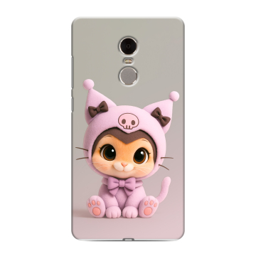 Силиконовый противоударный чехол на Xiaomi RedMi Note 4 с принтом Куроми Kuromi Силиконовый противоударный чехол на Xiaomi RedMi Note 4 с принтом Куроми Kuromi