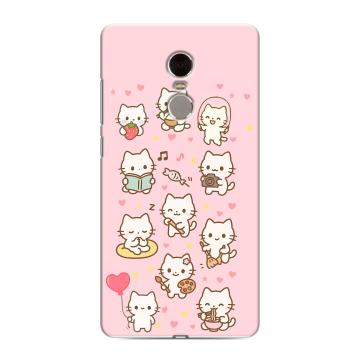 Силиконовый противоударный чехол на Xiaomi RedMi Note 4 с принтом Hello Kitty Хелоу Кити Силиконовый противоударный чехол на Xiaomi RedMi Note 4 с принтом Hello Kitty Хелоу Кити