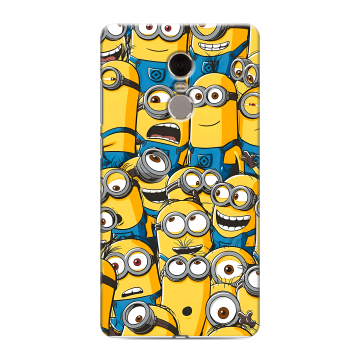 Силиконовый противоударный чехол на Xiaomi RedMi Note 4 с принтом Миньоны Силиконовый противоударный чехол на Xiaomi RedMi Note 4 с принтом Миньоны
