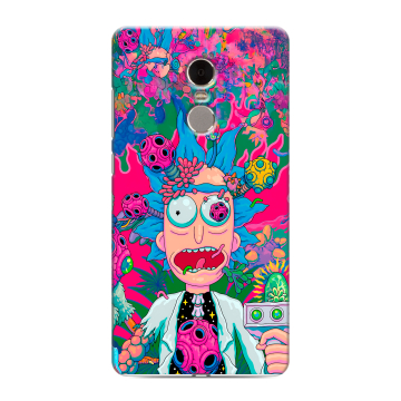 Силиконовый противоударный чехол на Xiaomi RedMi Note 4 с принтом Рик и Морти Rick Morty Силиконовый противоударный чехол на Xiaomi RedMi Note 4 с принтом Рик и Морти Rick Morty