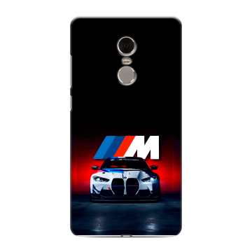 Силиконовый противоударный чехол на Xiaomi RedMi Note 4 с принтом БМВ BMW Силиконовый противоударный чехол на Xiaomi RedMi Note 4 с принтом БМВ BMW