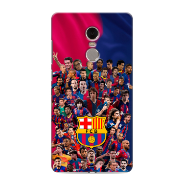 Силиконовый противоударный чехол на Xiaomi RedMi Note 4 с принтом Барселона Barcelona Силиконовый противоударный чехол на Xiaomi RedMi Note 4 с принтом Барселона Barcelona