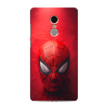 Силиконовый противоударный чехол на Xiaomi RedMi Note 4 с принтом Spiderman Человек паук Силиконовый противоударный чехол на Xiaomi RedMi Note 4 с принтом Spiderman Человек паук