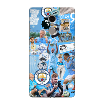Силиконовый противоударный чехол на Xiaomi RedMi Note 4 с принтом Man City Манчестер Сити Силиконовый противоударный чехол на Xiaomi RedMi Note 4 с принтом Man City Манчестер Сити