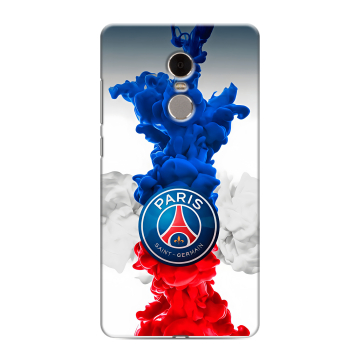 Силиконовый противоударный чехол на Xiaomi RedMi Note 4 с принтом PSG ПСЖ Силиконовый противоударный чехол на Xiaomi RedMi Note 4 с принтом PSG ПСЖ