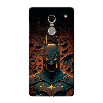 Силиконовый противоударный чехол на Xiaomi RedMi Note 4 с принтом Batman Бэтмен Силиконовый противоударный чехол на Xiaomi RedMi Note 4 с принтом Batman Бэтмен