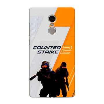Силиконовый противоударный чехол на Xiaomi RedMi Note 4 с принтом Counter Strike Силиконовый противоударный чехол на Xiaomi RedMi Note 4 с принтом Counter Strike