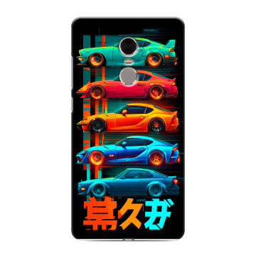 Силиконовый противоударный чехол на Xiaomi RedMi Note 4 с принтом машины тачки Силиконовый противоударный чехол на Xiaomi RedMi Note 4 с принтом машины тачки