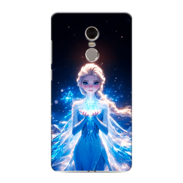 Силиконовый противоударный чехол на Xiaomi RedMi Note 4 с принтом Холодное сердце Frozen Силиконовый противоударный чехол на Xiaomi RedMi Note 4 с принтом Холодное сердце Frozen