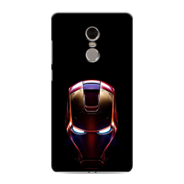 Силиконовый противоударный чехол на Xiaomi RedMi Note 4 с принтом IronMan Железный человек Силиконовый противоударный чехол на Xiaomi RedMi Note 4 с принтом IronMan Железный человек