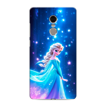 Силиконовый противоударный чехол на Xiaomi RedMi Note 4 с принтом Холодное сердце Frozen Силиконовый противоударный чехол на Xiaomi RedMi Note 4 с принтом Холодное сердце Frozen