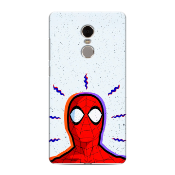 Силиконовый противоударный чехол на Xiaomi RedMi Note 4 с принтом Spiderman Человек паук Силиконовый противоударный чехол на Xiaomi RedMi Note 4 с принтом Spiderman Человек паук