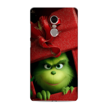 Силиконовый противоударный чехол на Xiaomi RedMi Note 4 с принтом Новый год Силиконовый противоударный чехол на Xiaomi RedMi Note 4 с принтом Новый год