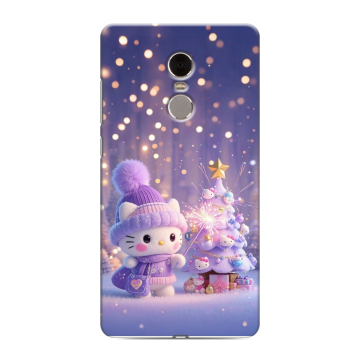 Силиконовый противоударный чехол на Xiaomi RedMi Note 4 с принтом Новый год Силиконовый противоударный чехол на Xiaomi RedMi Note 4 с принтом Новый год