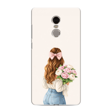 Силиконовый противоударный чехол на Xiaomi RedMi Note 4 с принтом женский Силиконовый противоударный чехол на Xiaomi RedMi Note 4 с принтом женский