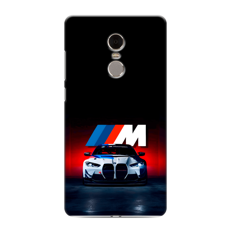 Силиконовый противоударный чехол на Xiaomi RedMi Note 4 с принтом БМВ BMW Силиконовый противоударный чехол на Xiaomi RedMi Note 4 с принтом БМВ BMW