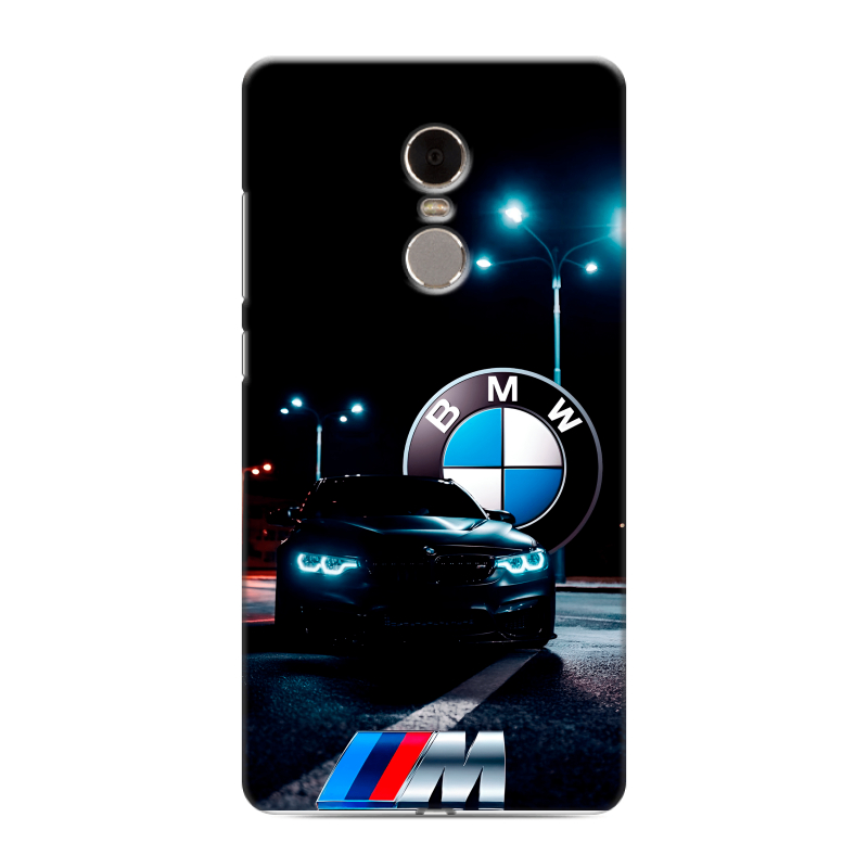 Силиконовый противоударный чехол на Xiaomi RedMi Note 4 с принтом БМВ BMW Силиконовый противоударный чехол на Xiaomi RedMi Note 4 с принтом БМВ BMW