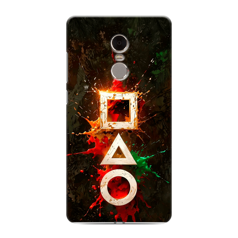 Силиконовый противоударный чехол на Xiaomi RedMi Note 4 с принтом Squid Game Игра кальмара Силиконовый противоударный чехол на Xiaomi RedMi Note 4 с принтом Squid Game Игра кальмара
