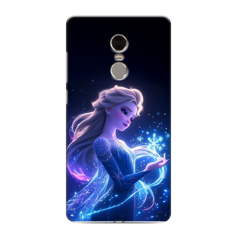 Силиконовый противоударный чехол на Xiaomi RedMi Note 4 с принтом Холодное сердце Frozen Силиконовый противоударный чехол на Xiaomi RedMi Note 4 с принтом Холодное сердце Frozen