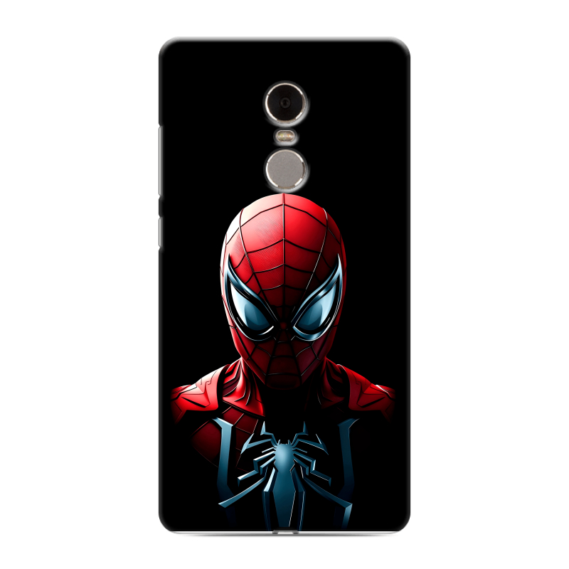 Силиконовый противоударный чехол на Xiaomi RedMi Note 4 с принтом Spiderman Человек паук Силиконовый противоударный чехол на Xiaomi RedMi Note 4 с принтом Spiderman Человек паук
