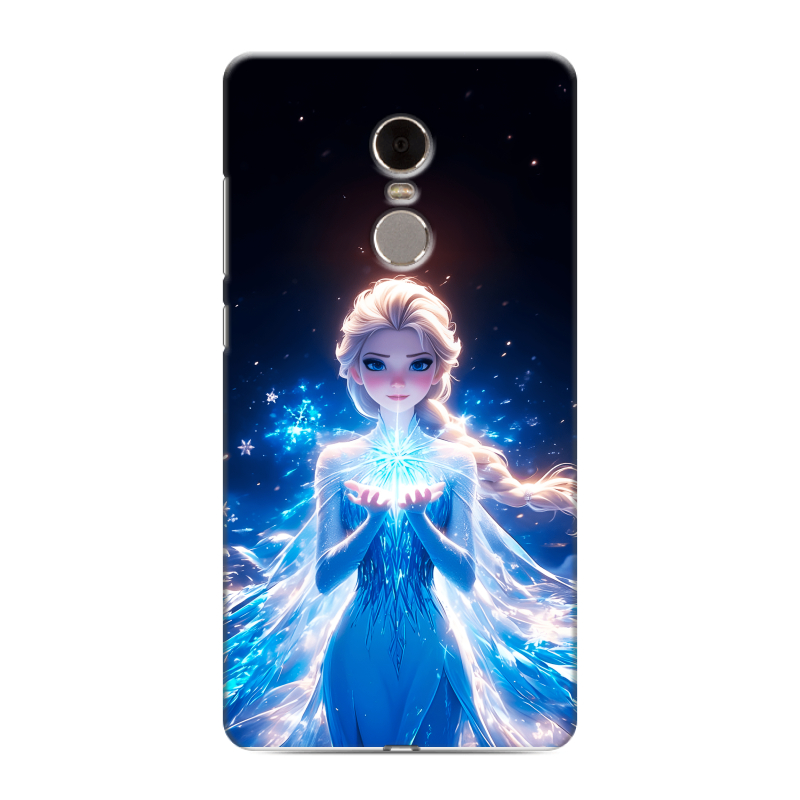 Силиконовый противоударный чехол на Xiaomi RedMi Note 4 с принтом Холодное сердце Frozen Силиконовый противоударный чехол на Xiaomi RedMi Note 4 с принтом Холодное сердце Frozen