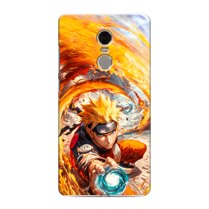 Силиконовый противоударный чехол на Xiaomi RedMi Note 4 с принтом Аниме Наруто Naruto Силиконовый противоударный чехол на Xiaomi RedMi Note 4 с принтом Аниме Наруто Naruto