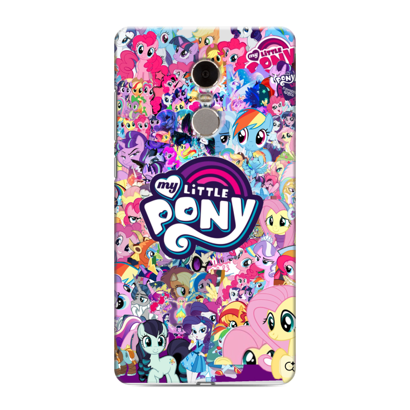 Силиконовый противоударный чехол на Xiaomi RedMi Note 4 с принтом My little pony Дружба чудо Силиконовый противоударный чехол на Xiaomi RedMi Note 4 с принтом My little pony Дружба чудо