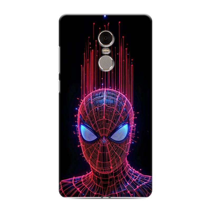 Силиконовый противоударный чехол на Xiaomi RedMi Note 4 с принтом Spiderman Человек паук Силиконовый противоударный чехол на Xiaomi RedMi Note 4 с принтом Spiderman Человек паук