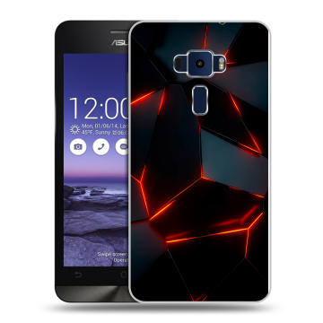 Пластиковый чехол на Asus ZenFone 3 5.2 с принтом Яркие абстракции Пластиковый чехол на Asus ZenFone 3 5.2 с принтом Яркие абстракции