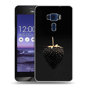 Пластиковый чехол на Asus ZenFone 3 5.2 с принтом Черная клубника Пластиковый чехол на Asus ZenFone 3 5.2 с принтом Черная клубника