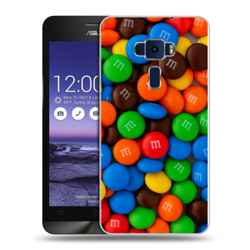 Пластиковый чехол на Asus ZenFone 3 5.2 с принтом Конфеты Пластиковый чехол на Asus ZenFone 3 5.2 с принтом Конфеты