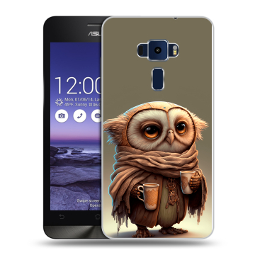 Пластиковый чехол на Asus ZenFone 3 5.2 с принтом Сова Пластиковый чехол на Asus ZenFone 3 5.2 с принтом Сова