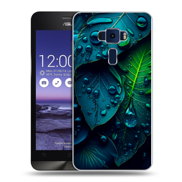 Пластиковый чехол на Asus ZenFone 3 5.2 с принтом Листья Пластиковый чехол на Asus ZenFone 3 5.2 с принтом Листья