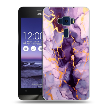 Пластиковый чехол на Asus ZenFone 3 5.2 с принтом Мрамор